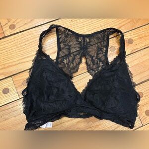 Auden Black Lace wireless Bralette size large